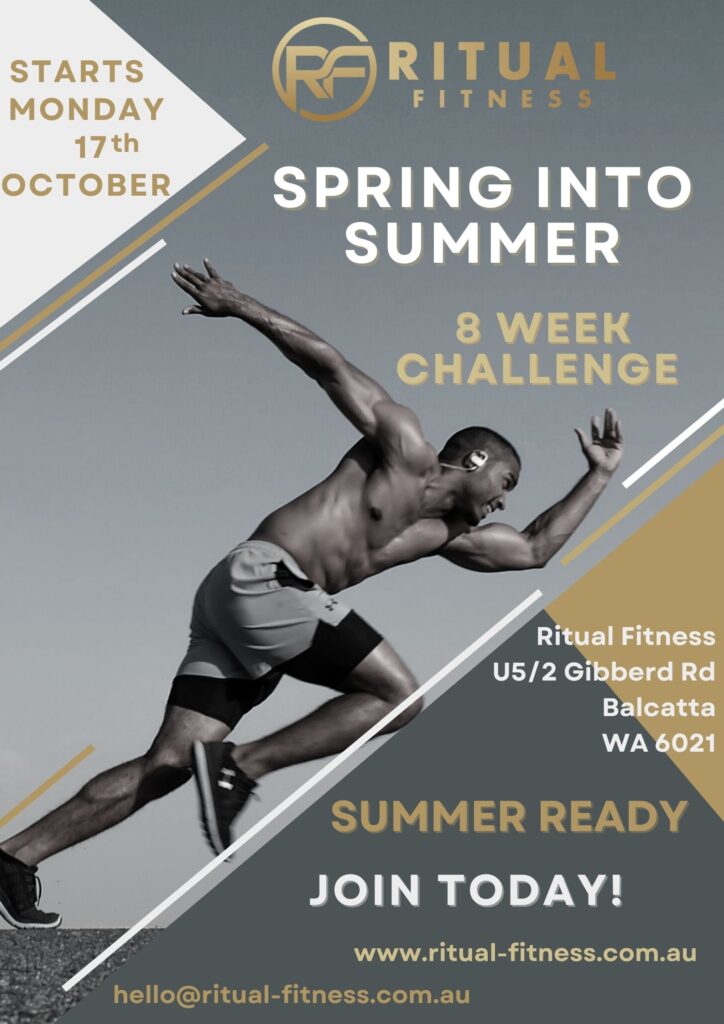 8 week challenge poster